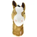 Daphne's Horse Headcovers, Brown-White