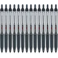 Pilot, Precise V5 RT Refillable & Retractable Rolling Ball Pens, Extra Fine Point 0.5 mm, Black, Pack of 14