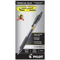 Pilot 31256G2 Retractable Premium Gel Ink Roller Ball Pens Bold, Black (Dozen Box)