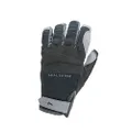 SEALSKINZ Unisex Waterproof All Weather Mtb Glove, Black/Grey, Large