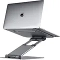 Ergonomic Laptop Stand For Desk, Adjustable Height Up To 20", Laptop Riser Computer Stand For Laptop, Portable Laptop Stands, Fits All MacBook, Laptops 10 15 17 Inches, Pulpit Laptop Holder Desk Stand