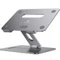 brocoon Adjustable MacBook Stand for Desk, Ergonomic Aluminum Laptop Riser with Heat-Vent, Compatible for 10-17" Laptops