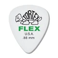 Dunlop Tortex Flex Standard .88mm Green Guitar Pick, 12 Pack