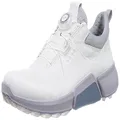 ECCO Women's Biom Hybrid 4 Boa Gore-tex Waterproof Golf Shoe, White/Silver Grey, 7-7.5