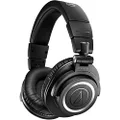 Audio Technica ATH-M50XBT-2 Over-Ear Professional Studio Monitor Wireless Headphones, Black,One-Size