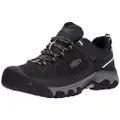 KEEN Utility Men's Targhee EXP WP Hiking Shoe, Black/Steel Grey, 11 M US