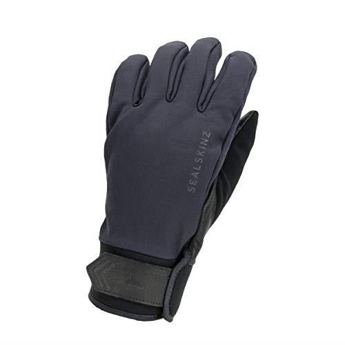 SEALSKINZ Unisex Waterproof All Weather Insulated Glove, Grey/Black, Small