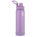 Takeya Actives Insulated Stainless Steel Water Bottle with Spout Lid, 24 Ounce, Lilac