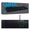 Logitech 920-009222 G815 Lightsync RGB Mechanical Gaming Keyboard with GL-Tactile Switch, Black
