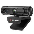 AVerMedia Live Streamer CAM 315, Webcam, 1080p/60fps Recording, Microphones, Fixed Focus, Wide Adjustable Field of View, Works with Skype, Zoom, Teams - Black