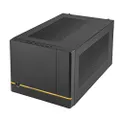 SilverStone Technology SUGO 14, SG14, Black, Mini-ITX Cube Chassis, Supports 3 Slot Full Length GPUs/ATX PSU / 240mm AIO, 4 Removable Panels, SST-SG14B