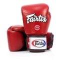 Fairtex Muay Thai Boxing Gloves Bgv1 Br Breathable Red 12 Oz Training & Sparring Gloves For Kick Boxing Mma K1