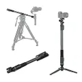 MOZA Slypod Pro Monopod Motorized Motion Camera Slider Accurate Position & Speed Control Extend Out 520mm Maximum Speed 40mm/s with Pan and Tilt Head & Tripod