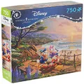 Ceaco - Thomas Kinkade - Disney Dreams Collection - A Duck of a Day - Donald and Daisy - 750 Piece Jigsaw Puzzle