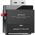 BUFFALO SSD-PUT 1TB Portable SSD - USB 3.2 A & C Compatible Solid State Drive External Storage