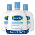 Cetaphil Face Wash by Hydrating Gentle Skin Cleanser for Dry to Normal Sensitive Skin, NEW 4 oz Pack of 3, Fragrance Free, Soap Free and Non-Foaming