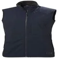 Helly Hansen Women's Paramount Vest Softshell Water Resistent Windproof Breathable Softshell Vest, 597 Navy, Large