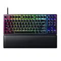 Razer Huntsman V2 TKL Tenkeyless RGB Optical Gaming Keyboard Clicky Purple,Black,RZ03-03940300-R3M1