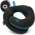 BCOZZY BNP-LBLKFL Travel Pillow-Stops Falling Forward-Comfortably Supports The Head, Neck and Chin in Any Sitting Position. A Patented Product. Adult Size, Black