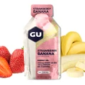 GU Energy Original Sports Nutrition Energy Gel, Strawberry Banana, 8 Count Box