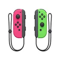 Nintendo Switch Joy-Con Controller, Neon Green/Neon Pink