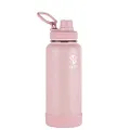 Takeya Actives Insulated Stainless Steel Water Bottle with Spout Lid, 32 Ounce, Blush