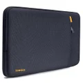 Tomtoc A13-E02D Versatile 360 Protective Laptop Sleeve for 15" MacBook Pro with Retina, Black/Blue