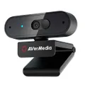 AVerMedia PW310P Webcam - Full 1080p 30fps HD Camera with Autofocus and Dual Stereo Microphones, Work from Home, Remote Learning - NDAA Compliant