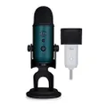 Blue Microphones Yeti (Teal) Professional Multi-Pattern USB Microphone Bundle with Knox Gear Pop Filter (2 Items)
