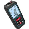 Laser Measure Device, MiLESEEY 229ft Digital Laser Tape Measure with Upgrade Electronic Angle Sensor, ±2mm Accuracy, Area Measurement,Volume and Pythagoras, 2" LCD Backlit,Mute, Battery Included