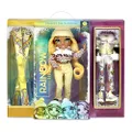 Rainbow High Winter Break Sunny Madison – Yellow Fashion Doll and Playset with 2 Designer Outfits, Pair of Skis & Accessories,574774EUC