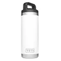 YETI Rambler 18 oz Bottle, Vacuum Insulated, Stainless Steel with TripleHaul Cap, White
