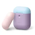 elago A2 Duo Case [Body-Lavender/Top-Pastel Blue, Lovely Pink]