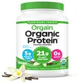 Orgain Organic Protein Powder, 2.03 lbs, Vanilla Bean