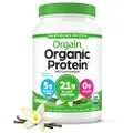 Orgain Organic Protein Powder, 2.03 lbs, Vanilla Bean