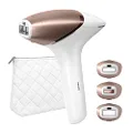 Philips Lumea IPL BRI955 Cordless Hair Removal 9000 Series with 3 attachments for Body, Face, Bikini and Underarms and SenseIQ Technology, New 2021 Edition - BRI955