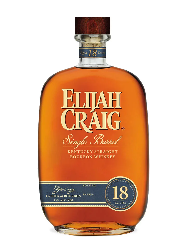 Elijah Craig 18 Year Old Single Barrel 2024 Release Kentucky Straight Bourbon Whiskey 750mL