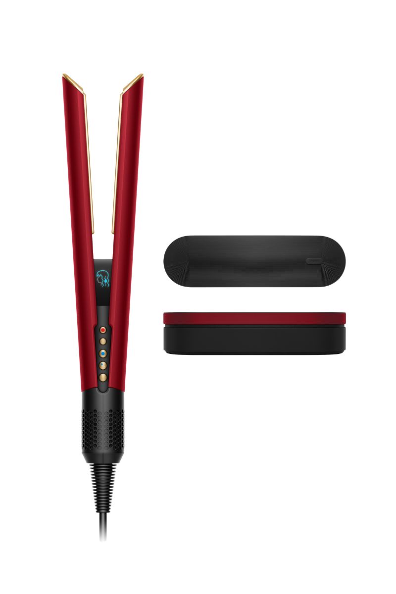 Dyson Airstrait™ Certified Refurbished | Hair Straightener | Red Velvet/Gold
