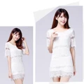 [ NEW ] White Lacey Dress