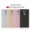 Carbon Fiber Silicone Case for Sony Xperia XA2 Ultra Soft TPU Case Back Cover