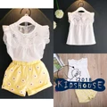 kidshouse2018 2018 Fashion Toddler Kids Baby Girls Outfit Lace Shirt