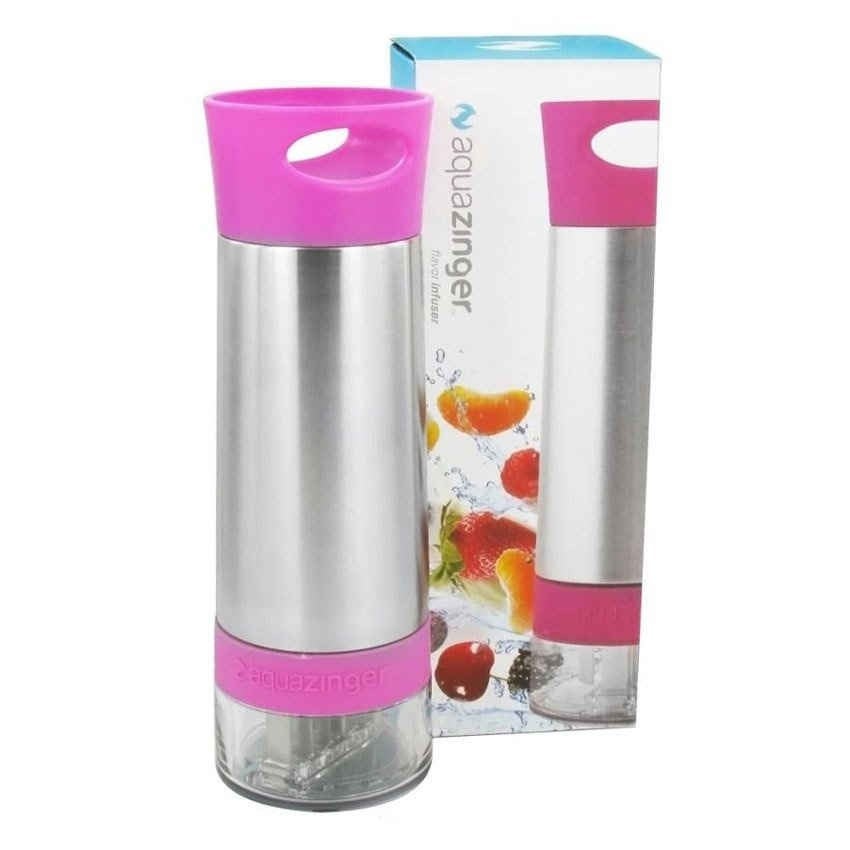 Aqua Zinger Double Loop Twister Bottle- Pink