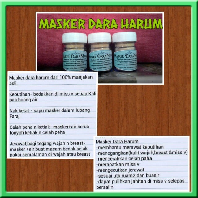 Masker Dara Harum