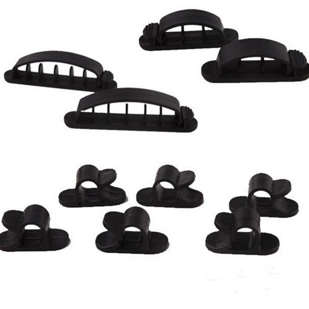 Clip Flexible Clips Cable Ties Organizer Plastic Wire Clip Winder Holder Cord