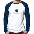 Generic Apple Think Different Baseball T Shirt Long Sleeve Tee