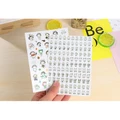 Set of 6 Everyday Happy Day Diary Planner Sticker Pack SK081