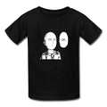 Custom Men's One-Punch Man Ok T-shirt Print Cotton Short Tee Shirt US XXL