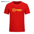 Stark Industries Tony Iron 01 Mens T-Shirts Fashion Male T Shirt Tee Red