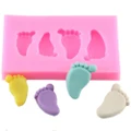 Chocolate Kitchen Fondant Craft Baking Tool Mould Silicone Mold Foot Shape