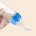 Baby Rice paste feeding milk bottle spoon Squeeze Complementary Dual-use feeder